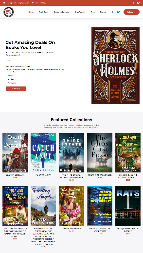 Book Discovery & Promotion Website Design