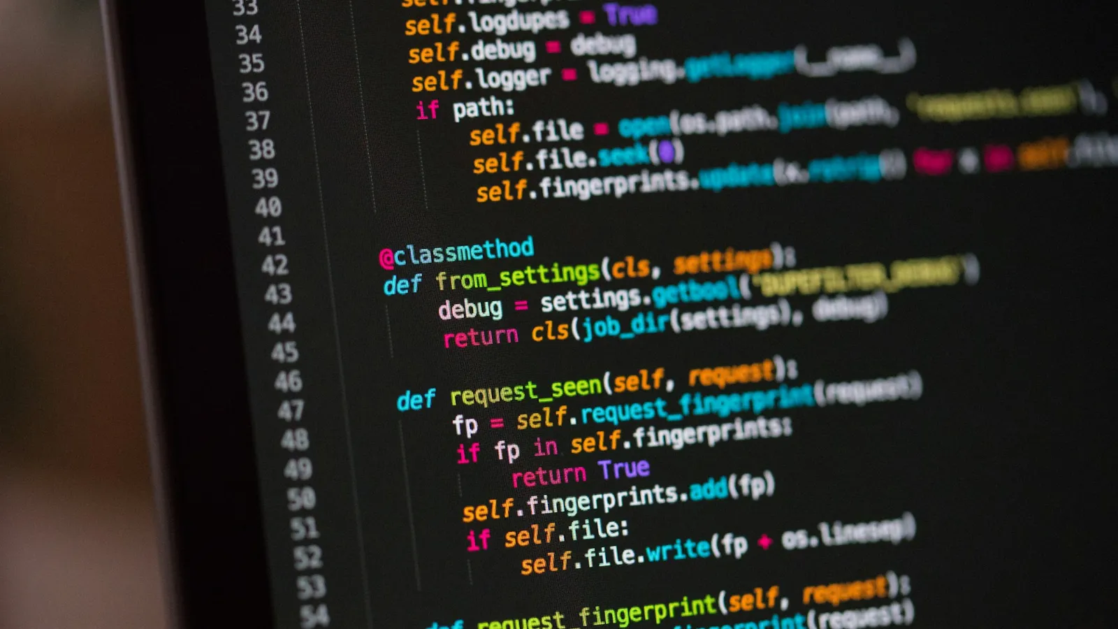 JavaScript code in an editor on a developer screen